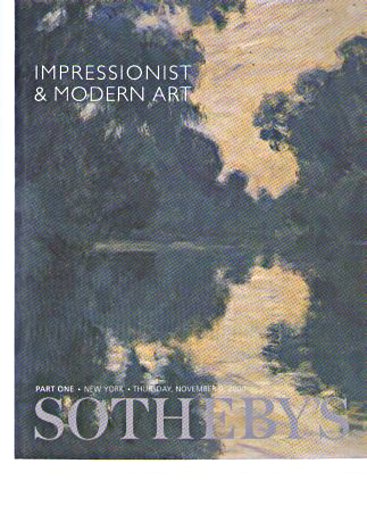 Sothebys 2000 Impressionist & Modern Art Part One