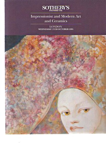 Sothebys 1995 Impressionist & Modern Art and Ceramics