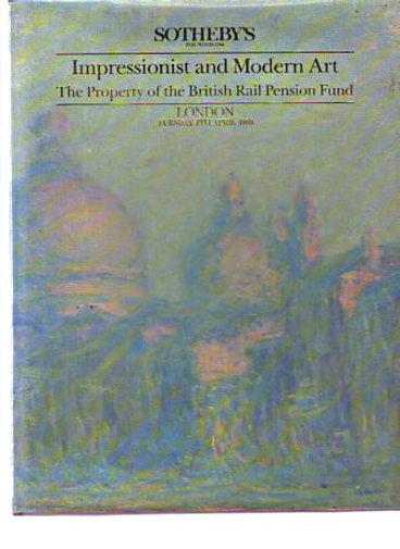 Sothebys 1989 Impressionist & Modern Art (British Rail Coll)