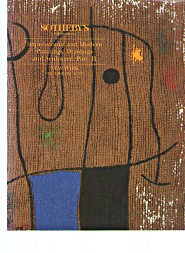 Sothebys 1995 Impressionist & Modern Paintings, Part II