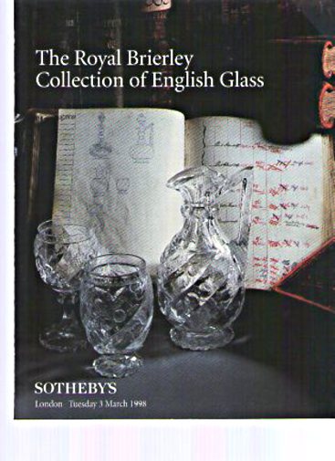 Sothebys 1998 Royal Brierley Collection of English Glass