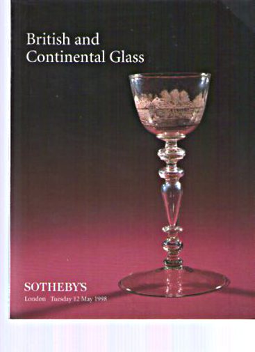 Sothebys 1998 British & Continental Glass
