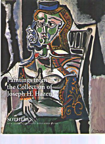 Sothebys 1995 Hazen Collection Modern Paintings