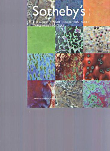 Sothebys May 2002 Wade Coll. Part I Moorcroft Poole & Ruskin (Digital only)