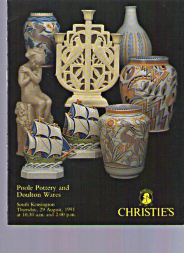 Christies 1991 Poole Pottery & Doulton Wares