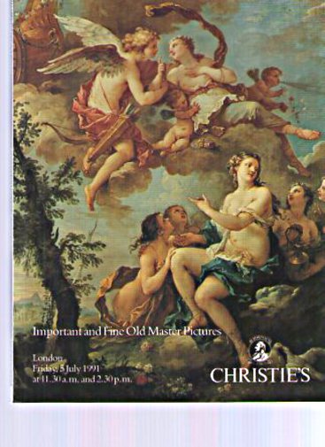Christies 1991 Fine & Important Old Master Pictures