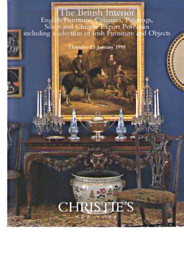 Christies 1999 Chinese Export, Irish Furniture British Interior - Click Image to Close