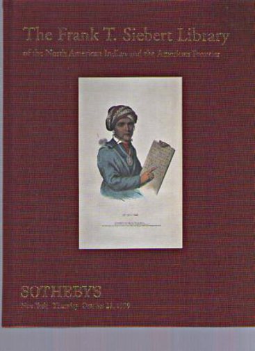 Sothebys 1999 Siebert Library US Indian & US Frontier 2