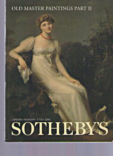 Sothebys 2000 Old Master Paintings Part II