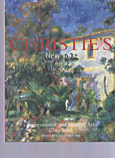 Christies November 2000 Impressionist & Modern Art
