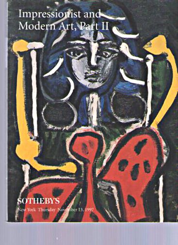 Sothebys 1997 Impressionist & Modern Art Part II