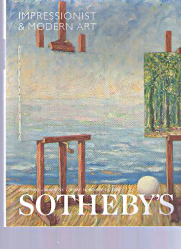 Sothebys November 2000 Impressionist & Modern Art