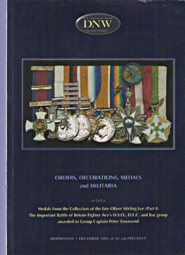 DNW December 2004 Orders, Decorations, Medals & Militaria