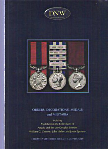 DNW September 2004 Orders, Decorations, Medals & Militaria