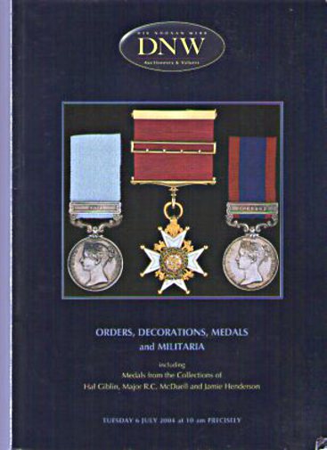 DNW July 2004 Orders, Decorations, Medals & Militaria