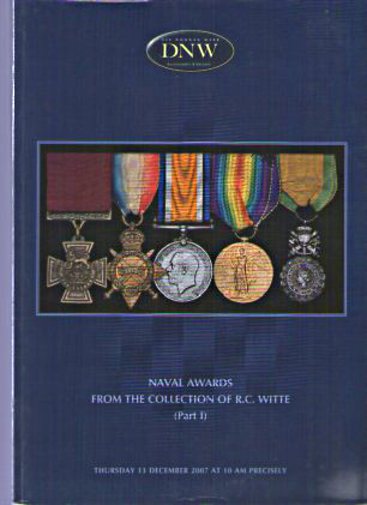 DNW 2007 Witte Collection of Naval Awards Part 1