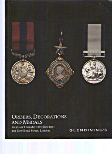Glendinings July 2001 Orders, Decorations & Medals