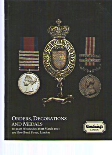 Glendinings March 2001 Orders, Decorations & Medals
