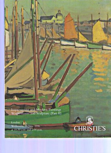 Christies 1996 Impressionist & Modern Paintings, Part II