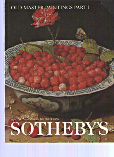 Sothebys 2000 Old Master Paintings Part I