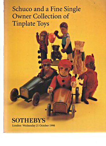 Sothebys 1998 Schuco & Fine Collection of Tinplate Toys - Click Image to Close