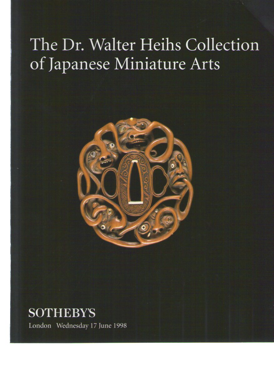 Sothebys 1998 The Dr. Walter Heihs Collection of Japanese Miniatu (Digital only)