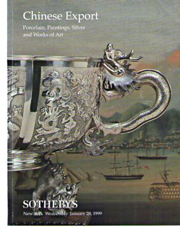 Sothebys January 1999 Chinese Export Porcelain, Works of Art