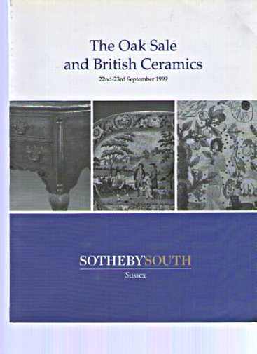 Sothebys 1999 The Oak Sale & British Ceramics