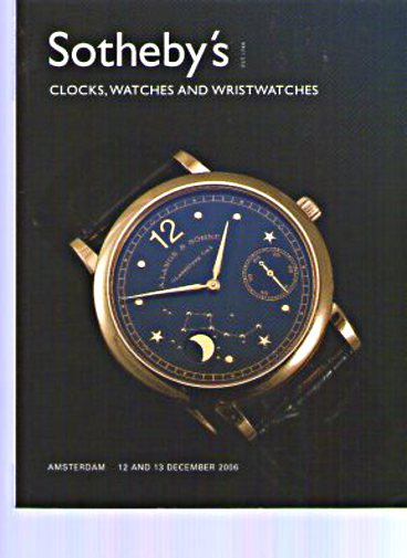 Sothebys 2006 Clocks, Watches & Wristwatches