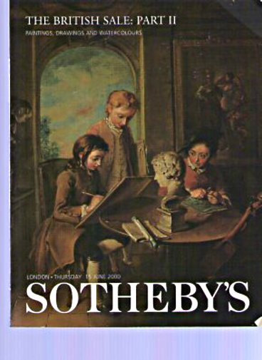 Sothebys 2000 The British Sale, Paintings, Drawing, Watercolors