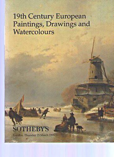Sothebys 1999 19th C European Paintings, Drawings, Watercolours