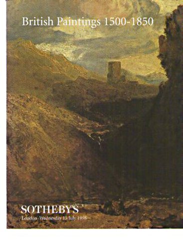 Sothebys July 1998 British Paintings 1500 - 1850