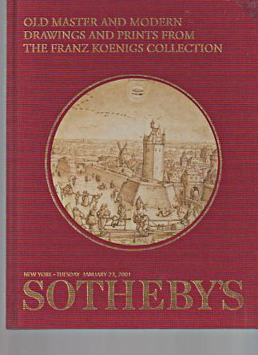 Sothebys 2001 Koenigs Collection Old Master & Modern Drawings