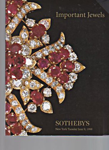 Sothebys June 1998 Important Jewels
