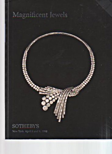 Sothebys April 1998 Magnificent Jewels