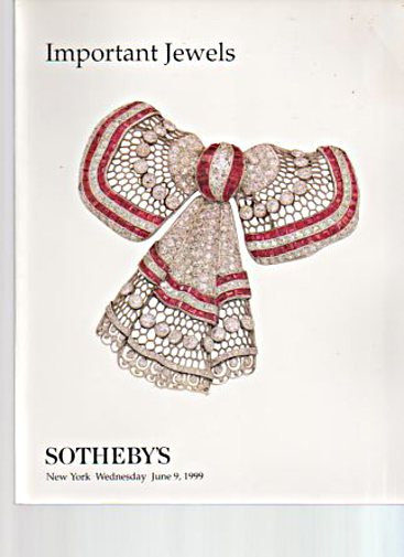 Sothebys June 1999 Important Jewels