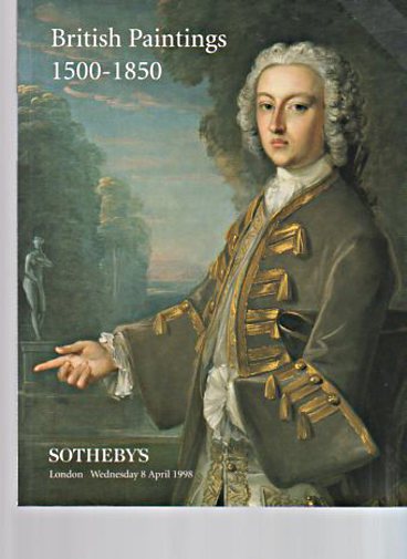 Sothebys 1998 British Paintings 1500 - 1850