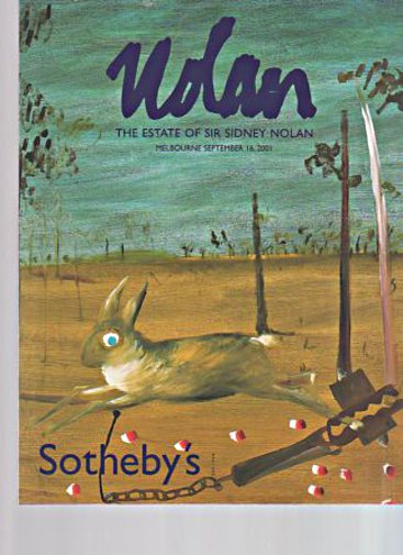 Sothebys 2001 The Estate of Sir Sidney Nolan