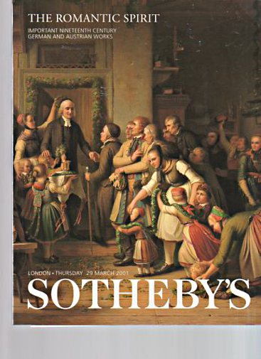 Sothebys 2001 Important 19th Century German & Austrian Art