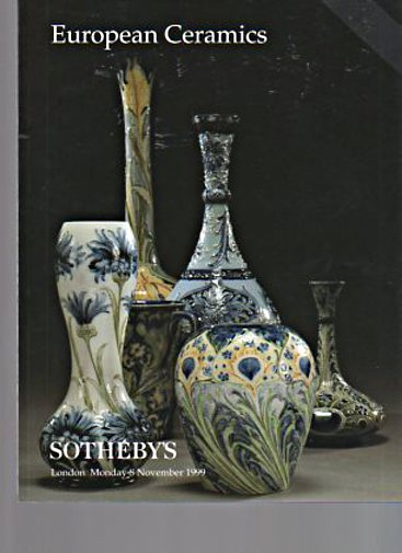 Sothebys November 1999 European Ceramics