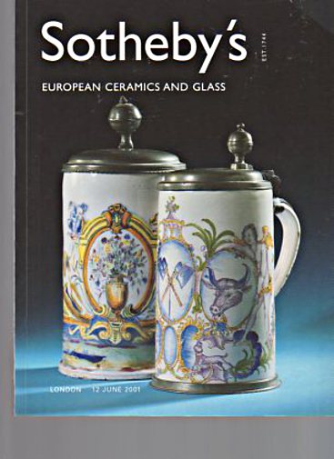 Sothebys 2001 European Ceramics and Glass