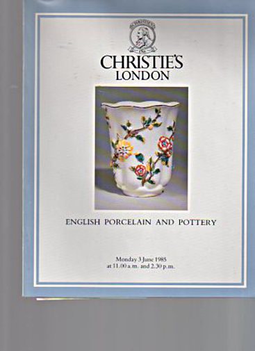 Christies 1985 English Porcelain and Pottery