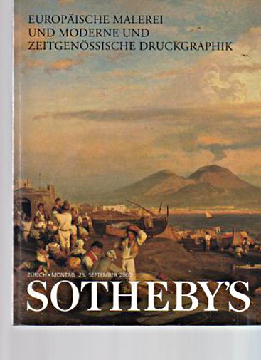 Sothebys 2000 European Painting & Modern and Contemporary Prints