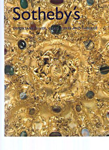 Sothebys 2001 Important Silver, Gold Boxes and Faberge