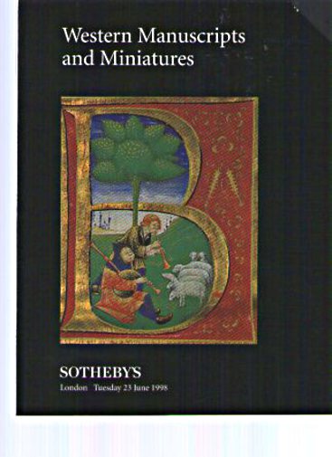 Sothebys 1998 Western Manuscripts and Miniatures