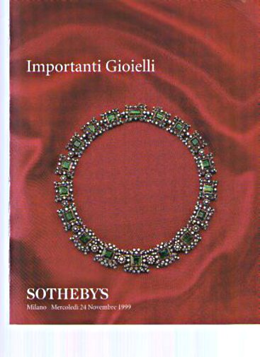 Sothebys November 1999 Important Jewels (Digital Only)