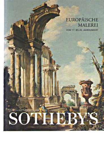 Sothebys March 2000 European Paintings