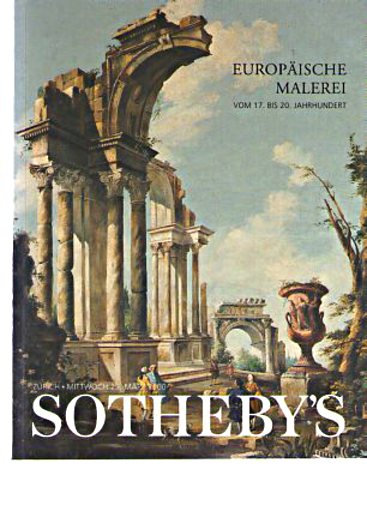 Sothebys March 2000 European Paintings