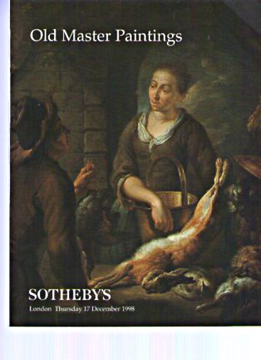 Sothebys December 1998 Old Master Paintings
