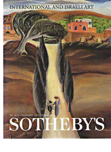 Sothebys October 2000 International and Israeli Art